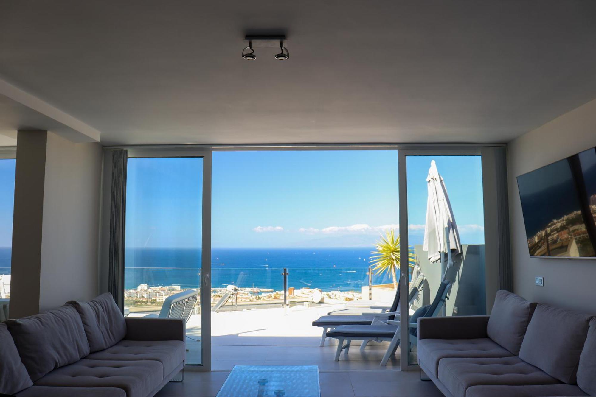 Azure Sky Villa - Panoramic Ocean View, Luxury, San Eugenio Costa Adeje  Exterior photo