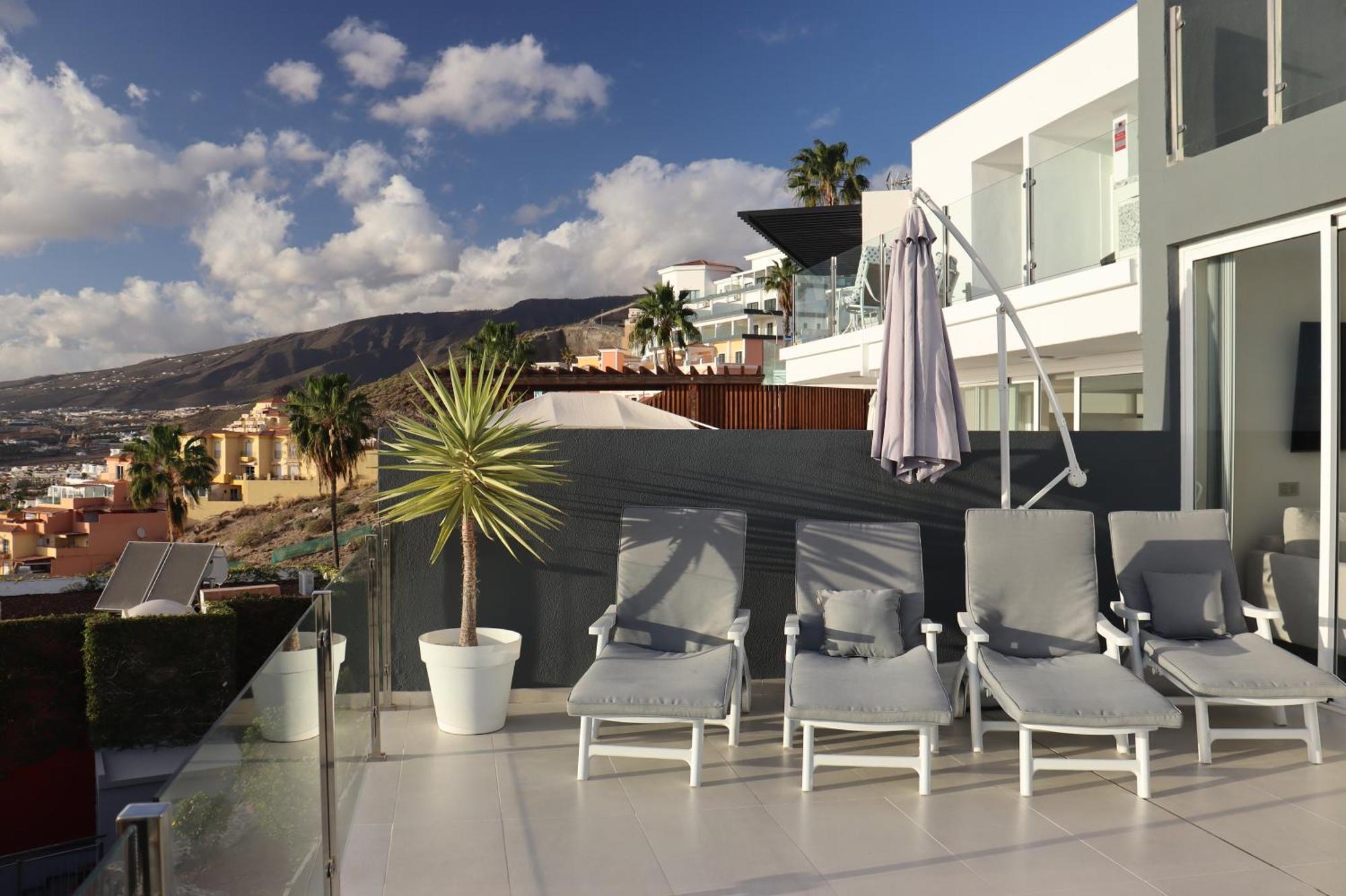 Azure Sky Villa - Panoramic Ocean View, Luxury, San Eugenio Costa Adeje  Exterior photo